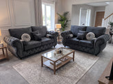 Rio Chesterfield Sofa – Classic Elegance with Buttoned Arms, Strong Legs & Adjustable Sizes