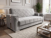 LION SOFABED SILVER GREY