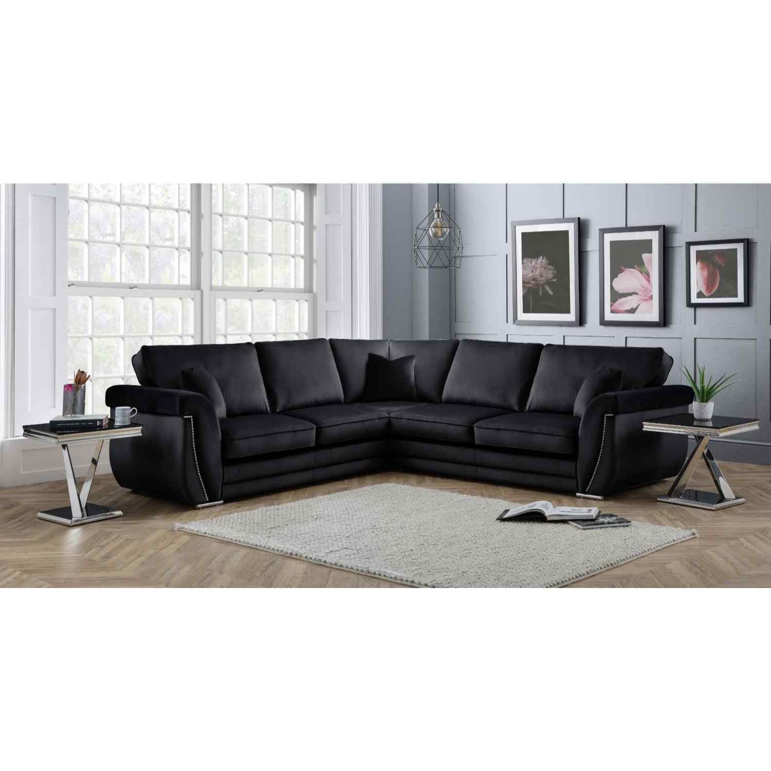 Luca Full Back Large Corner Sofa