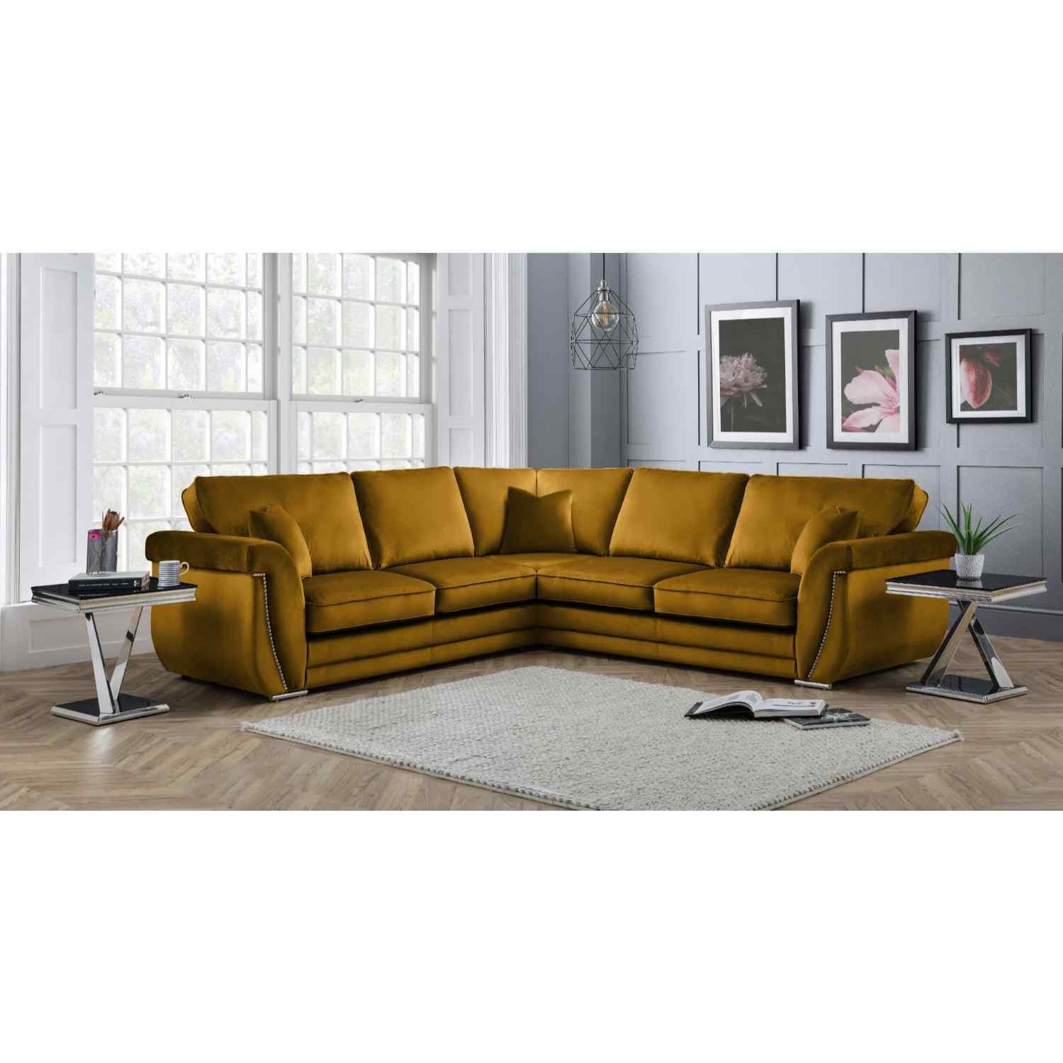 Luca Full Back Large Corner Sofa
