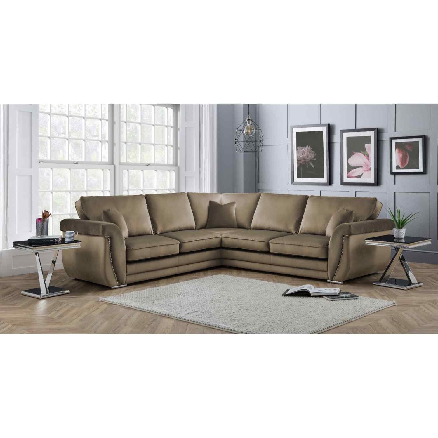 Luca Full Back Large Corner Sofa