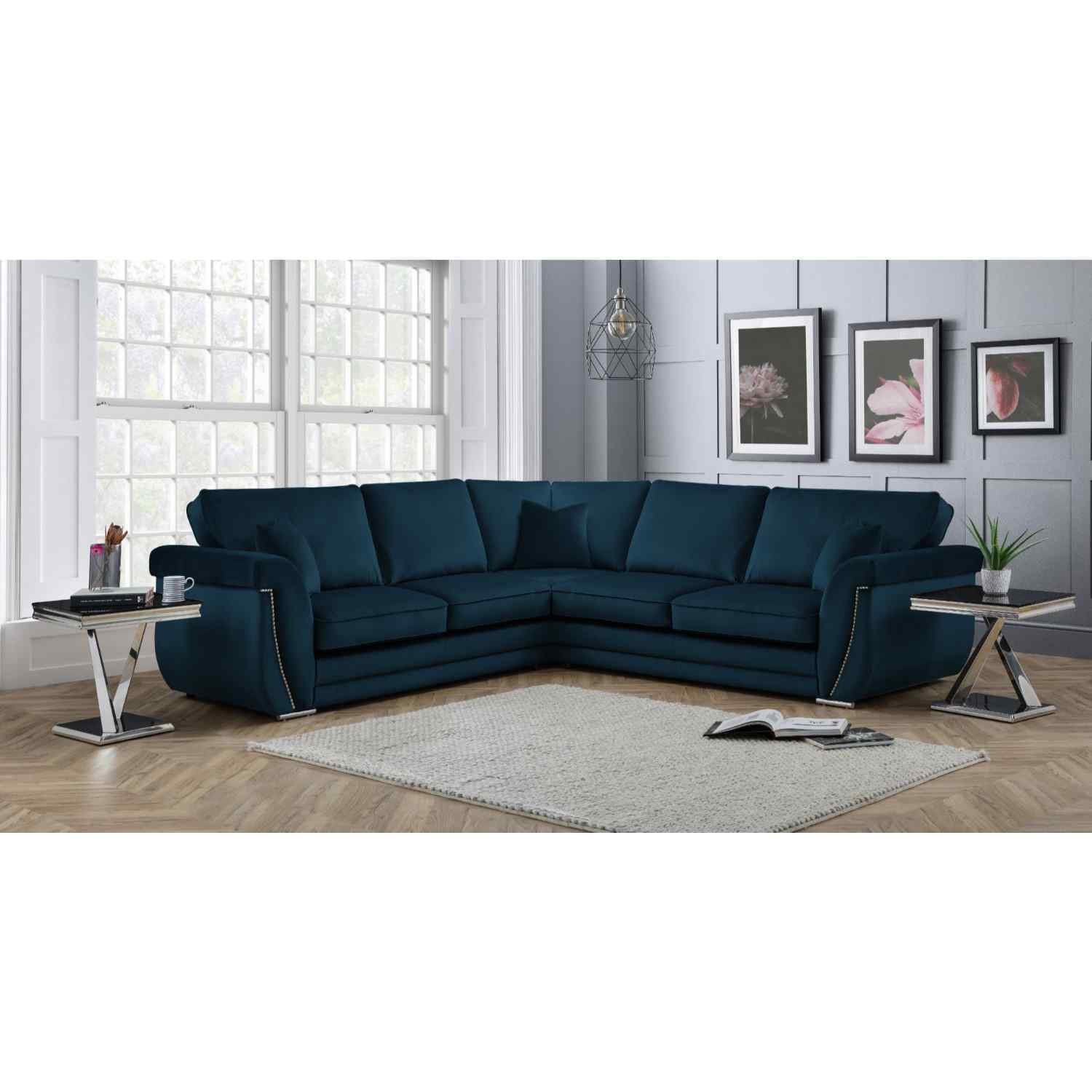 Luca Full Back Large Corner Sofa