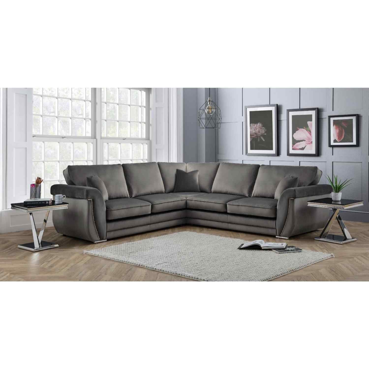 Luca Full Back Large Corner Sofa