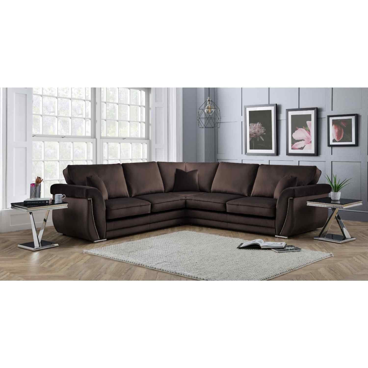Luca Full Back Large Corner Sofa