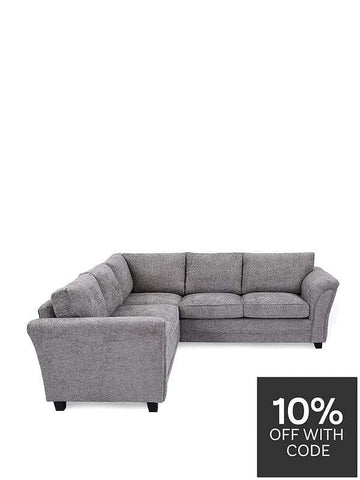 Very Home Dury Chunky Weave Corner Group Sofa