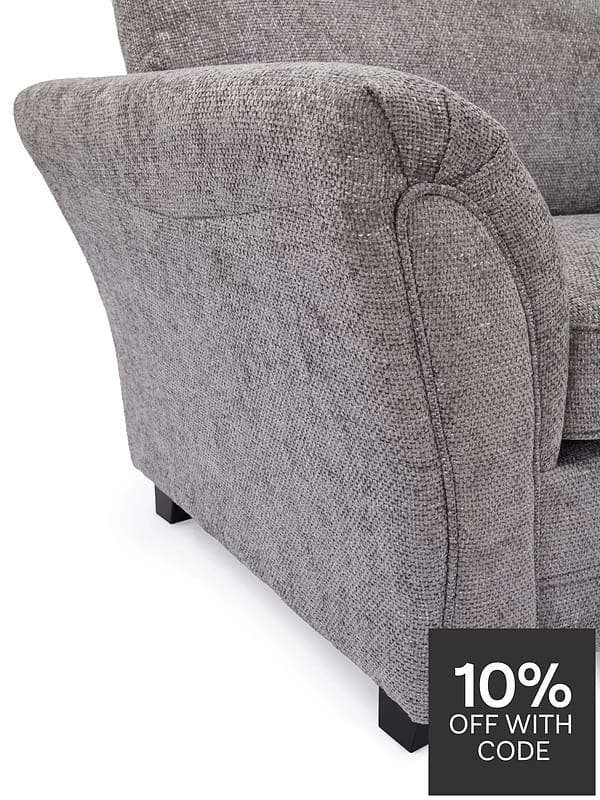 Very Home Dury Chunky Weave Corner Group Sofa