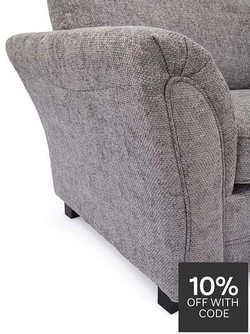 Very Home Dury Chunky Weave Corner Group Sofa