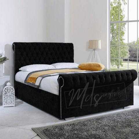 Elegant Sleigh Bed – A Timeless Classic for Your Bedroom Sanctuary