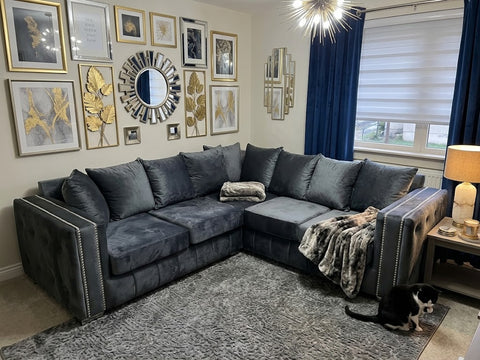 Layla corner Sofa 5 seater 4-Seater, 3-Seater, 1-Seater & Custom Sizes Available!