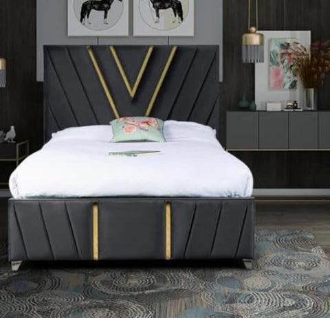 MDS BEDS Upholstered Ottoman Storage Bed | King Size Bed with Storage | Velvet Double Bed Frame | Bed Frames