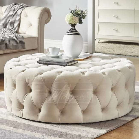 Elegant Chesterfield Footstool – Timeless Style & Comfort for Your Home!