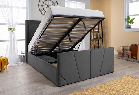 The Atlanta Horizon 6.0FT Super King Ottoman Bed – Luxurious Design and Practical Storage
