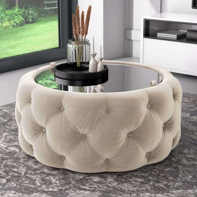 Elegant Chesterfield Footstool – Timeless Style & Comfort for Your Home!