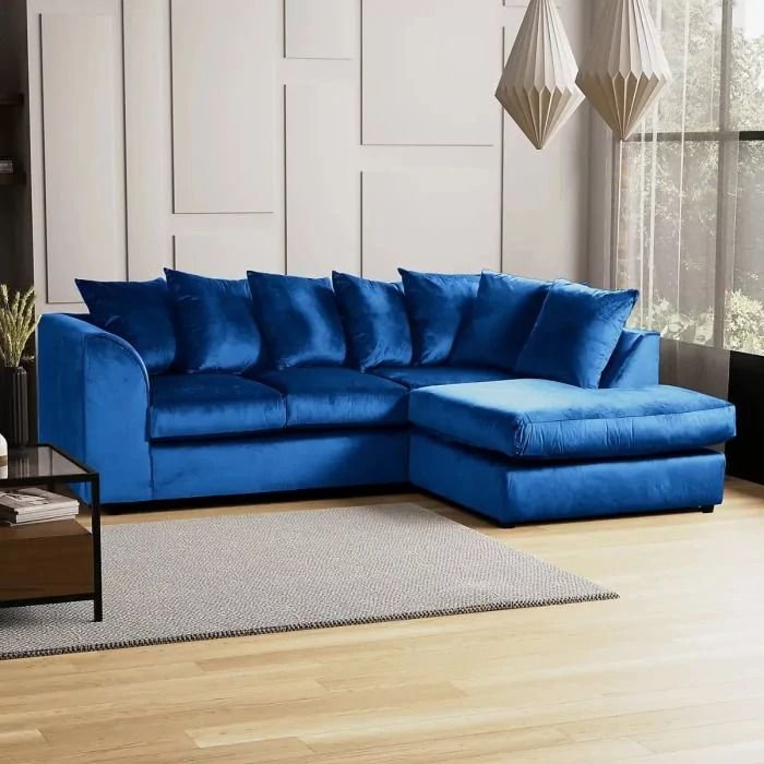 Dylan Sofa Collection: 1-Seater, 2-Seater, 3-Seater, & 5-Seater Options in Plush Crush Chenille and Kensington jumbo cord Fabric – Perfect for Your Home in the UK!