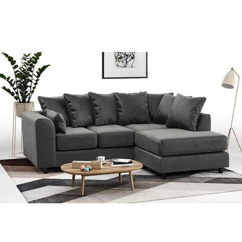 Dylan Sofa Collection: 1-Seater, 2-Seater, 3-Seater, & 5-Seater Options in Plush Crush Chenille and Kensington jumbo cord Fabric – Perfect for Your Home in the UK!