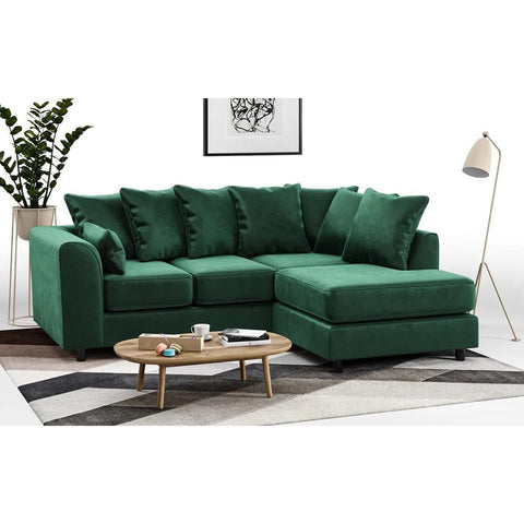 Dylan Sofa Collection: 1-Seater, 2-Seater, 3-Seater, & 5-Seater Options in Plush Crush Chenille and Kensington jumbo cord Fabric – Perfect for Your Home in the UK!