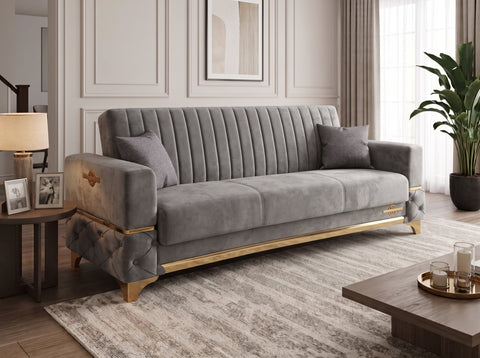 ISTANBUL GREY SOFA BED