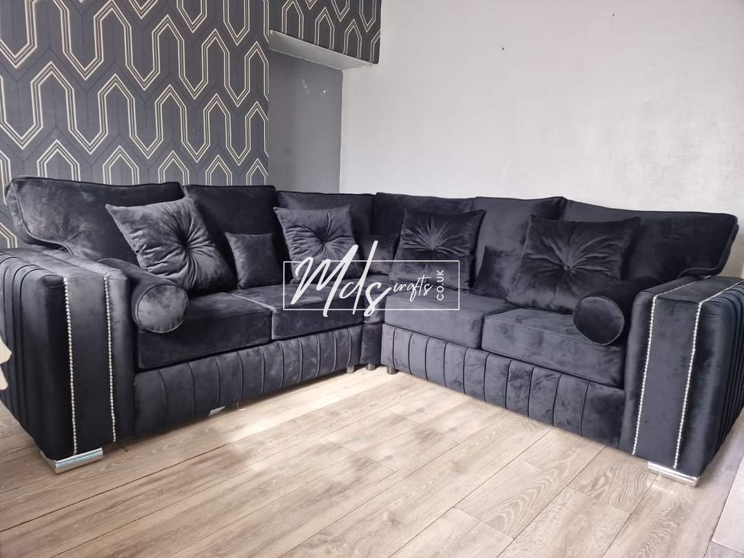 Layla corner Sofa 5 seater 4-Seater, 3-Seater, 1-Seater & Custom Sizes Available!