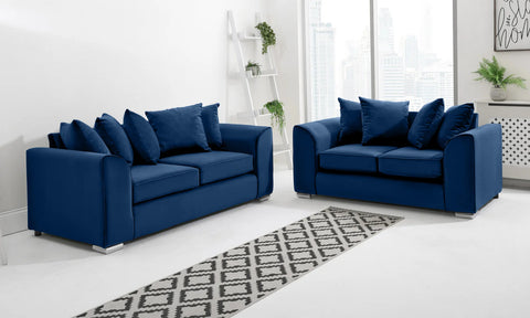 Dylan Sofa Collection: 1-Seater, 2-Seater, 3-Seater, & 5-Seater Options in Plush Crush Chenille and Kensington jumbo cord Fabric – Perfect for Your Home in the UK!