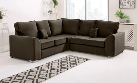 Dylan Sofa Collection: 1-Seater, 2-Seater, 3-Seater, & 5-Seater Options in Plush Crush Chenille and Kensington jumbo cord Fabric – Perfect for Your Home in the UK!