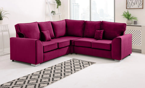 Dylan Sofa Collection: 1-Seater, 2-Seater, 3-Seater, & 5-Seater Options in Plush Crush Chenille and Kensington jumbo cord Fabric – Perfect for Your Home in the UK!