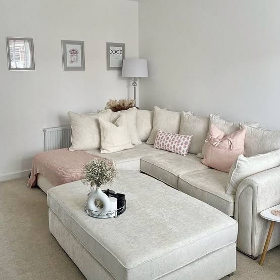 Chiswick corner sofa with large stool left/right handed