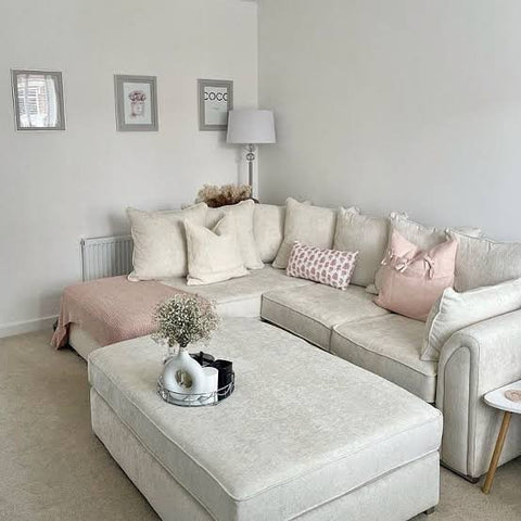 Chiswick corner sofa with large stool left/right handed