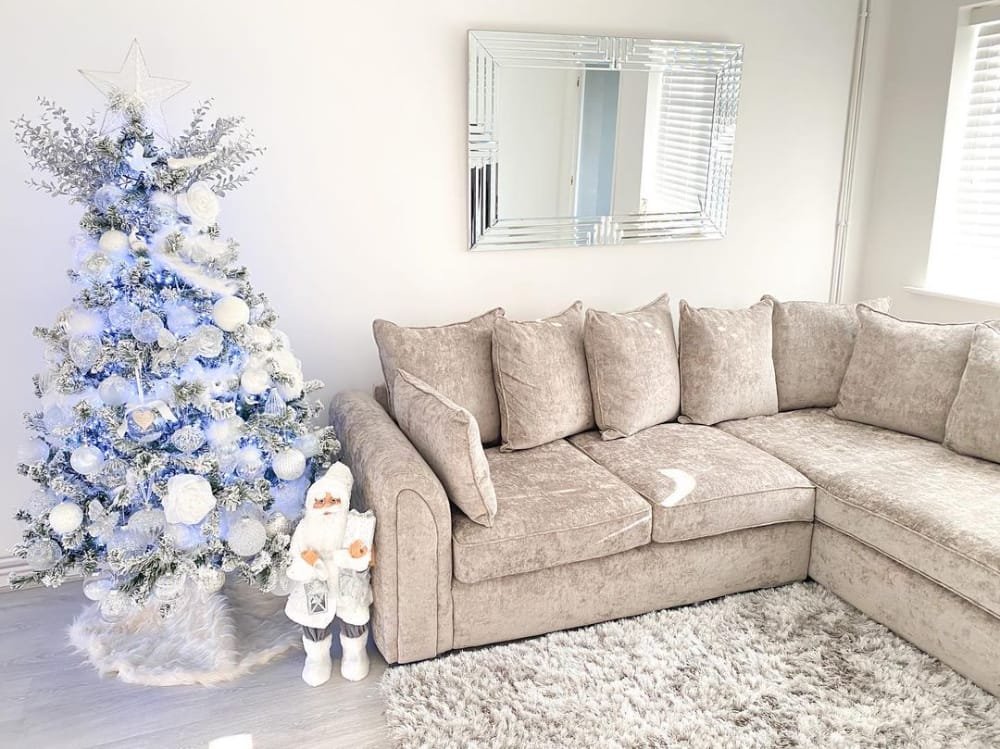 Chiswick corner sofa with large stool left/right handed