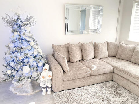 Chiswick corner sofa with large stool left/right handed