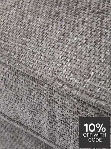 Very Home Dury Chunky Weave Corner Group Sofa