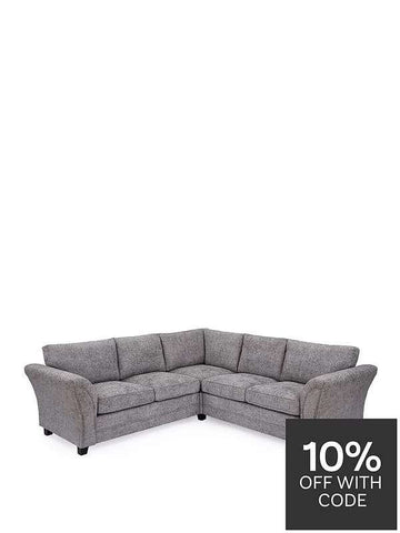 Very Home Dury Chunky Weave Corner Group Sofa