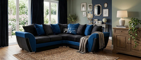 Luca Full Back Large Corner Sofa