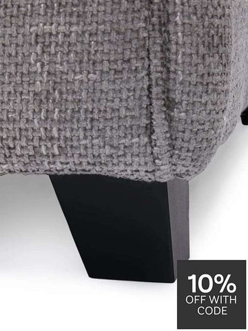 Very Home Dury Chunky Weave Corner Group Sofa
