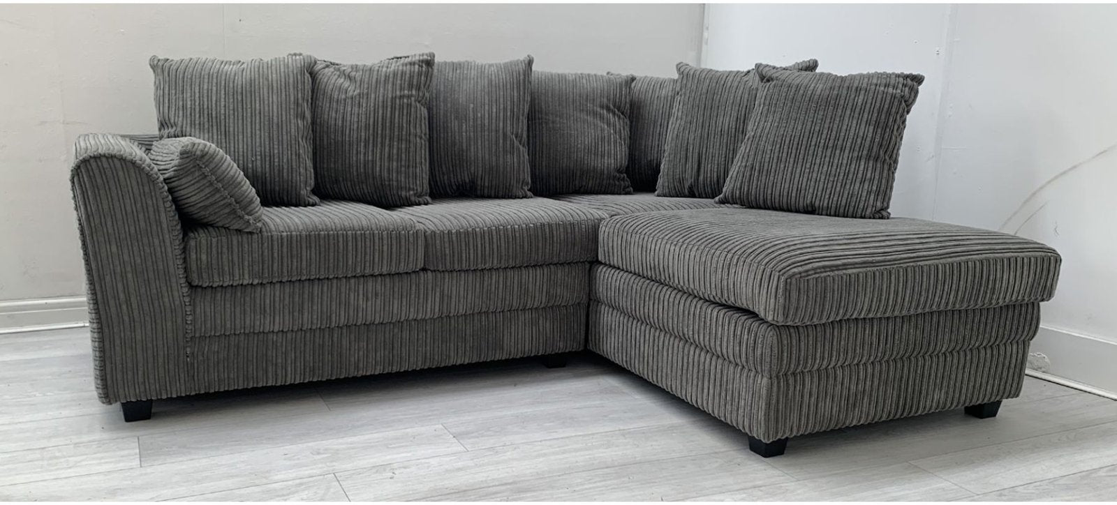 Dylan Sofa Collection: 1-Seater, 2-Seater, 3-Seater, & 5-Seater Options in Plush Crush Chenille and Kensington jumbo cord Fabric – Perfect for Your Home in the UK!