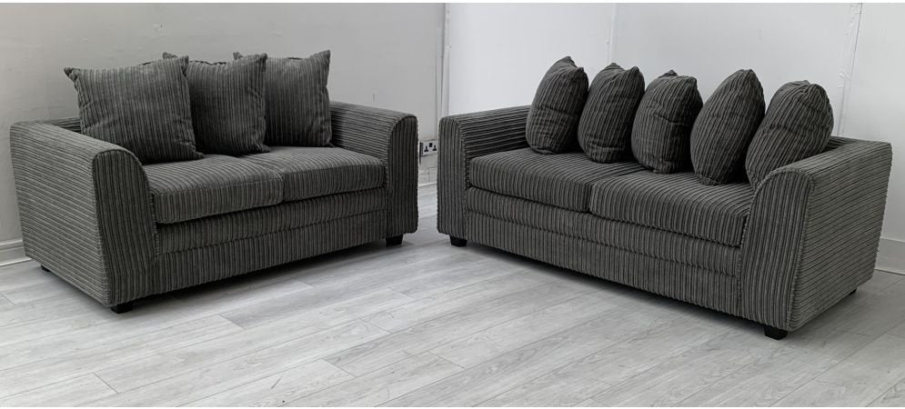 Dylan Sofa Collection: 1-Seater, 2-Seater, 3-Seater, & 5-Seater Options in Plush Crush Chenille and Kensington jumbo cord Fabric – Perfect for Your Home in the UK!